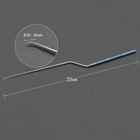 ปืนประเภท Microscalpel D-Tip มุมตะขอประเภทตัดเนื้อเยื่อสมองเครื่องมือผ่าตัด