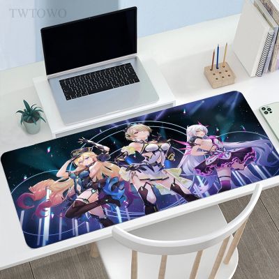 【jw】❁  Honkai Mousepad Custom New MousePads Soft Gamer Anti-slip Rubber Laptop Desktop