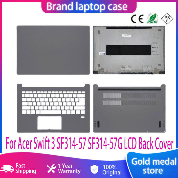 For Acer Swift 3 SF314-54 SF314-54G SF314-56 Series Top A Case Silver New Laptop Lcd Back Cover Front Bezel Palmrest Bottom Case I.1049898830