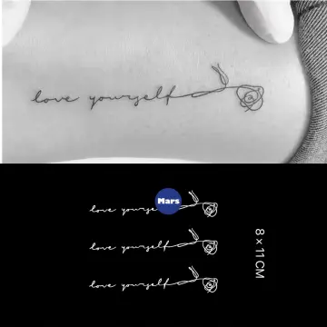 Discover more than 63 love yourself korean tattoo  thtantai2