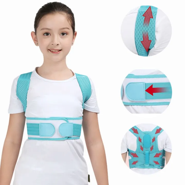 PASTSKY Adjustable Children Posture Corrector Back Support Belt Kids Orthopedic Corset For Kids Spine Back Lumbar Shoulder Braces Health