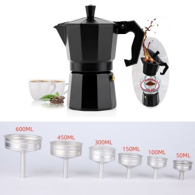 【LZ】✔  Filtro de funil de alumínio para café expresso cafeteira juntas de vedação Moka 1 2 3 6 9 12 copos