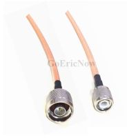 2Pcs RF Coaxial 50ohm TNC Male to N Male RG142 Cable Connector(10cm15cm20cm30cm40cm50cm)