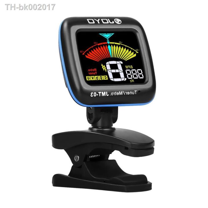 joyo-jmt-03-digital-clip-on-guitar-tuner-360-degree-rotatable-color-display-acoustic-tone-tuner-for-6-strings-guitar-parts