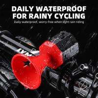 กระดิ่งเตือนจักรยานไฟฟ้าอุปกรณ์ขี่จักรยานกันน้ำสัญญาณเตือนภัยแตรอิเล็กทรอนิกส์การขี่มอเตอร์ไซค์ตะวันตก