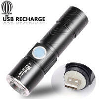 Shuaicai ไฟฉาย Led ขนาดเล็ก3โหมดแบบพกพา Telescopic Zoomable Usb ชาร์จอลูมิเนียมอัลลอยด์ไฟฉายพร้อมแม่เหล็กด้านล่าง