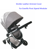 Leather Handle Cover For Evenflo Pivot Xpand  Modular Stroller Pram Bumper Protective Cases Armrest Covers Carriage Accessories