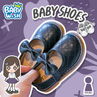 Baby wish รองเท้าเด็ก รองเท้าหนังเด็ก รองเท้าเด็กผู้หญิง รองเท้าหนังสีแดงสำหรับเด็กในฤดูใบไม้ร่วง