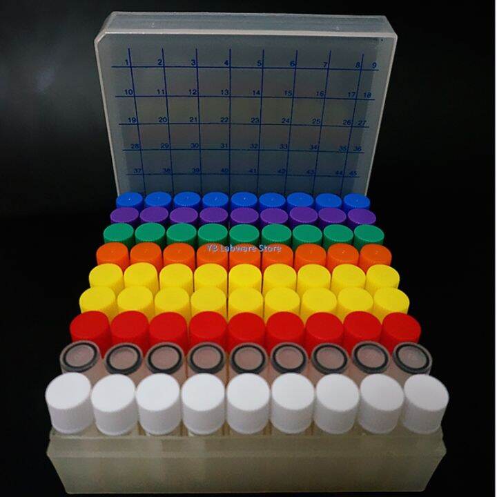 yf-1set-include-piece-81-lattice-digital-code-storage-store-cryovial-81pieces-1-8ml-plastic-refrigerating-tube