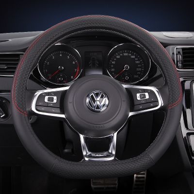 กรอบมือจับสำหรับ VW พวงมาลัยรถยนต์รูปตัว D Jetta 6 2017-2021กอล์ฟ7 Scirocco Bettle 2012-2021 Tiguan 2019 2020อุปกรณ์เสริมในรถยนต์