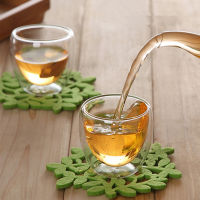 80ML Double Wall Glass Cup Transparent Handmade Heat Resistant Tea Drink Cups MINI Whisky Cup 100 centigrade Espresso Coffee Cup