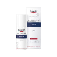 ครีมบำรุง ผิวแพ้ง่าย ลดผิวแห้ง ยูเซอริน Eucerin UltraSENSITIVE Repair Cream 50ml.