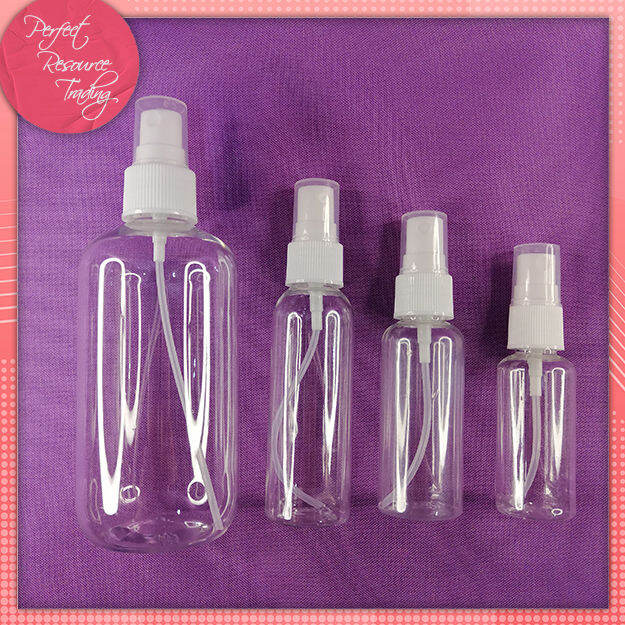 Ordinary Clear Plastic Spray Bottle 250ml, 80ml, 50ml & 30ml Lazada PH