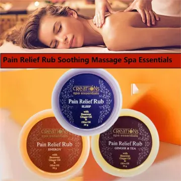 Creations Spa Essentials Massage Rub (50g) - ZEST (Energy/Orange