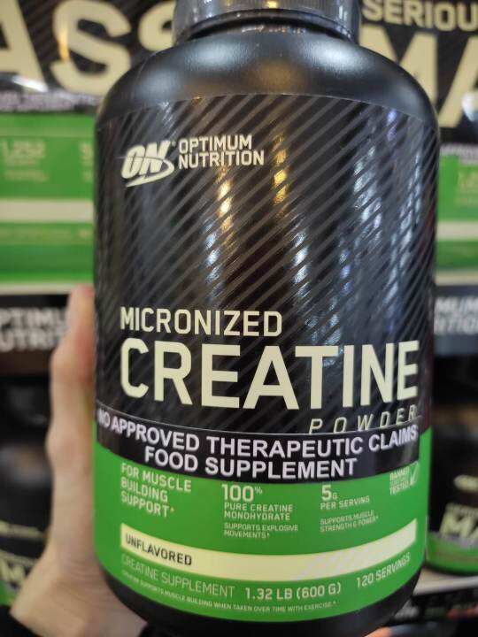 ON Optimum Nutrition Micronized Creatine Powder 1.32 LB(600 g) 120 ...