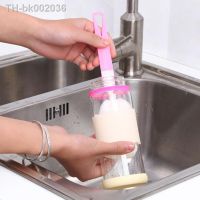 ┇ 1pc Sponge Bottle Brush Kitchen Removable Cup Cleaning Brush Baby Milk Bottle Cleaning Accessory Household Cleaning Brush