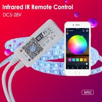 【❂Hot On Sale❂】 122cc store ไฟ Rgb พร้อมรีโมทคอนโทรล Ir 24กุญแจอินฟาเรดตัวควบคุมไฟ Led Alexa Music Wifi แอลอีดีไวไฟไฟควบคุม