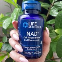 Life Extension NAD+ Cell Regenerator 300 mg and Resveratrol 30 vegetarian capsules