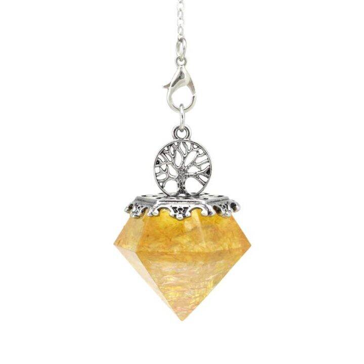 ใหม่คริสตัลธรรมชาติหินชิป-orgone-orgonite-หกเหลี่ยมพีระมิด-tree-of-life-chain-จี้ลูกตุ้มสำหรับ-energy-amulet-เครื่องประดับ