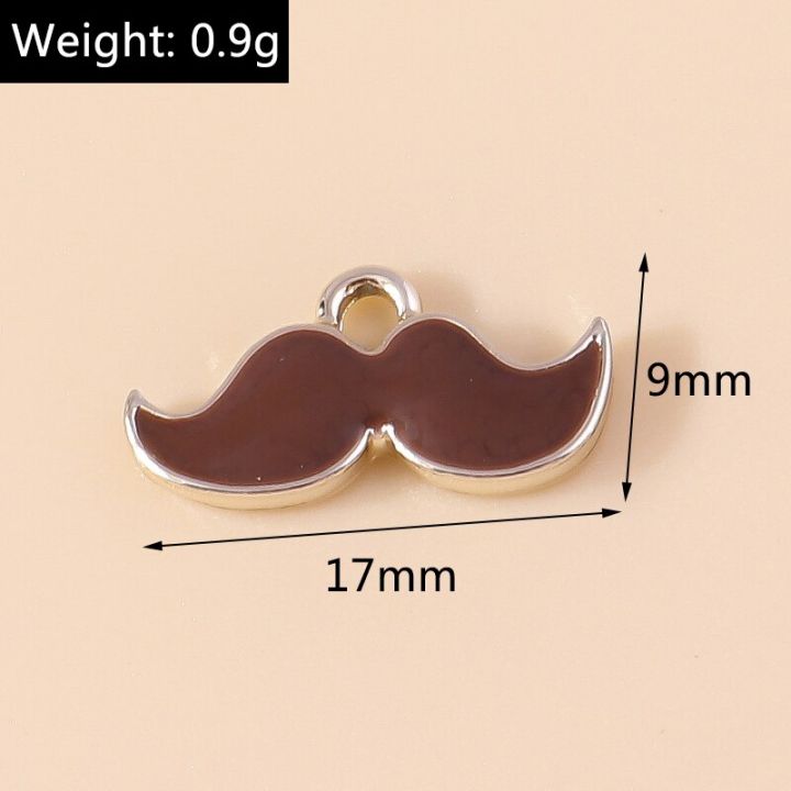 10pcs-enamel-masque-fox-mask-gentleman-glasses-moustache-beard-hat-charm-for-jewelry-making-handmade-diy-earring-necklace-craft-diy-accessories-and-ot