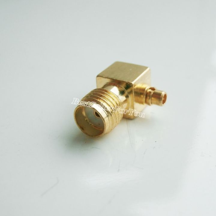 1pcs-sma-female-jack-to-mmcx-male-right-angle-90-degree-ra-plug-rf-coaxial-adapter-connector-electrical-connectors