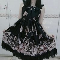 Lolita Jsk 2021 Summer New Sleeveless Lolitas Chiffon Princess Dress Robe Victorienne Sweet Kawaii Girls Cosplay Japanese Dress