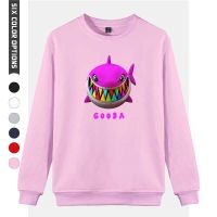 Sudadera con capucha para hombre y mujer, suéter con estampado de tiburón arcoíris, de manga larga, informal, Unisex