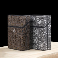 20 Pack Ciggarette Case Moisture Resistant Vintage Pharaoh Design Short Rough Ciggaretter Storage Box 2 Styles