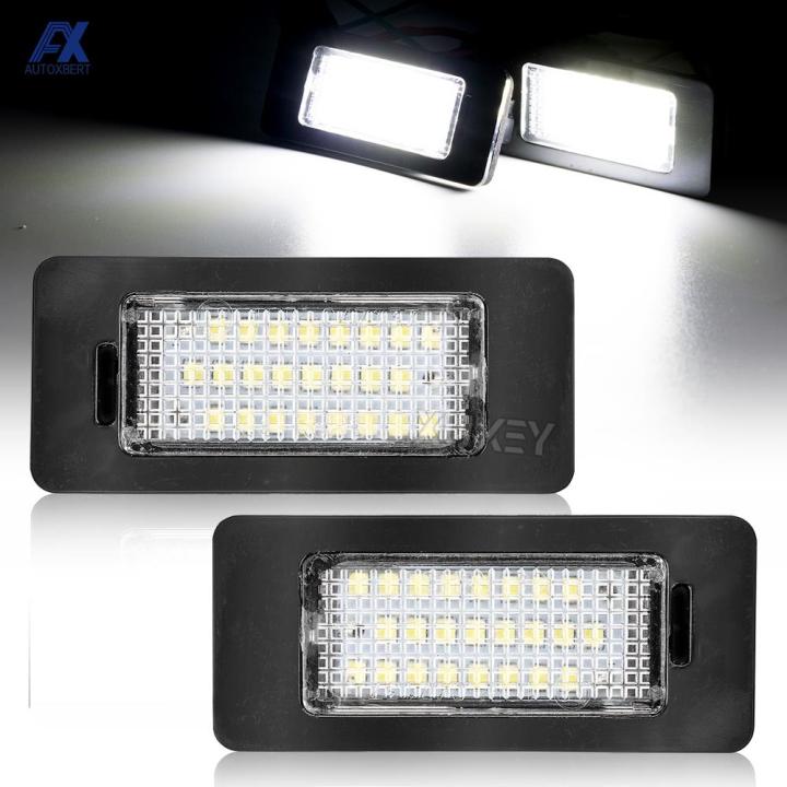 2pcs-24-smd-bright-led-จำนวนป้ายทะเบียนสำหรับ-สำหรับ-rapid-octavia-3-superb-b6-fabia-ไม่มีข้อผิดพลาดรถอุปกรณ์เสริม