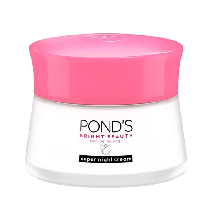 ponds-พอนด์ส-ไบรท์-บิวตี้-เซรั่ม-ครีม-spf15-pa-spf30-pa-ไนท์-ครีม-50-กรัม