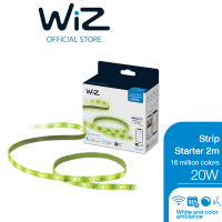 Philips WiZ LED Strip Starter Kit ไฟเส้นเปลี่ยนสีอัจฉริยะ ชุดเริ่มต้นยาว 2 เมตร เปลี่ยนสีได้ 16 ล้านสี