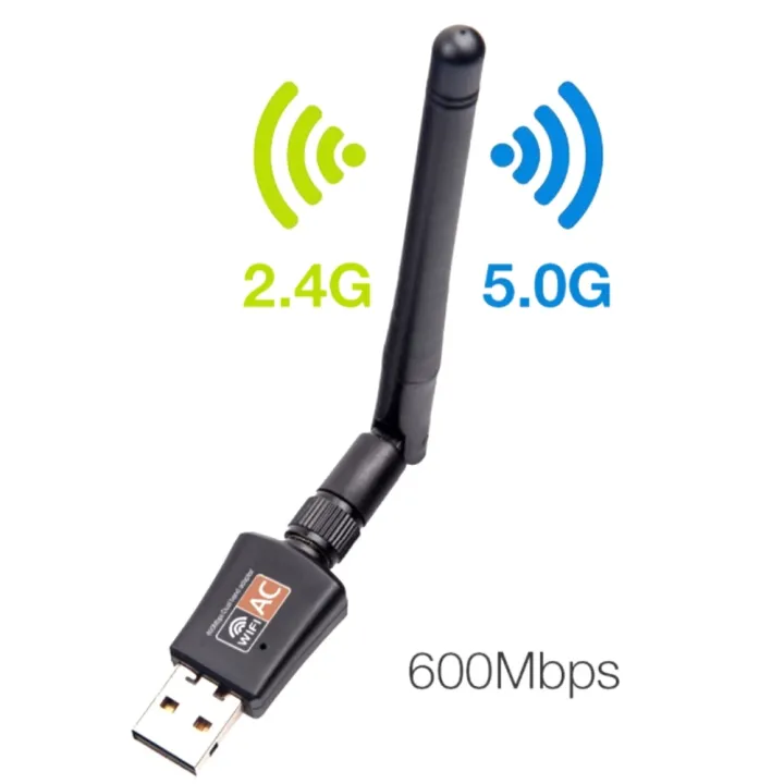 360 Portable 600Mbps Dual Band 5GHz Wireless Network Card Lan ...