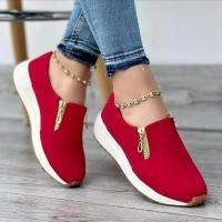 HOT★Women Casual Sports Shoes Ladies Comfort Flats Loafers Plus Size 43 Mom Shoes Sneakers Footwear Zapatillas Deportivas De Mujer