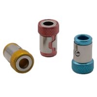 +【‘ Universal Color Magnetic Sockets Alloy Ring Screwdriver Bits 6.35Mm Shank Anti-Corrosion Bit Powerful Magnet For Woodworking