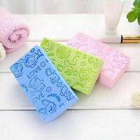 Sponge Dead Remover Brushs Cartoon Print Cleaning Shower Children Baby Tools