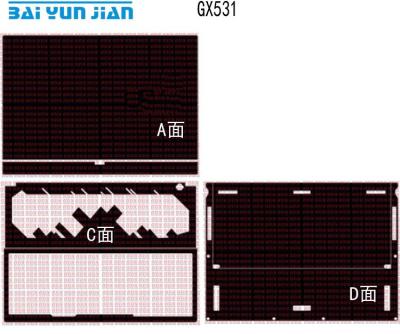 【Hot】 KH แล็ปท็อปสติกเกอร์รูปลอกผิวคาร์บอนไฟเบอร์หนังสำหรับ ASUS ROG Zephyrus S GX531 GX531GM GX531GS 15.6 Quot;