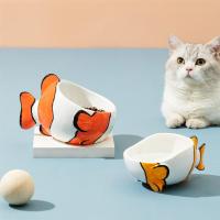 Cat Dog Food Bowl Water Bowl Ceramic Food Bowl Fish Design Water Bowl