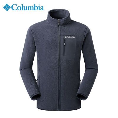 Columbia แจ็คเก็ตขนแกะสำหรับผู้ชาย,เสื้อคาร์ดิแกนขนแกะหนาสำหรับเล่นกีฬาฤดูใบไม้ร่วงและฤดูหนาว