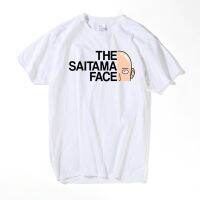 2023 New one punch man t shirtanime the saitama face t shirt men cotton casual short sleeve tee clothing