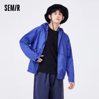 Semir เสื้อชั้นนอกมีฮู้ดผู้ชาย,เสื้อแจ็คเก็ตลำลองแฟชั่น2022ใหม่สไตล์สปอร์ตใช้งานกลางแจ้งฤดูใบไม้ผลิต้นฤดูใบไม้ผลิ