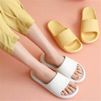 JIANBUDAN New Bathroom Slippers Flat Home Shoes Womens Comfortable Indoor slippers Uni EVA Soft sole Slides 37-44 size