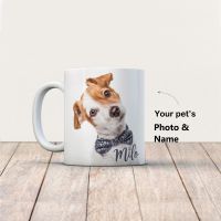 【High-end cups】 Custom Pet แก้วกาแฟ Custom Magic Mugs Dog Cat Photo ปรับแต่งแก้วสุนัขเพิ่มภาพ11Oz Tazas De Ceramica Creativas R2016