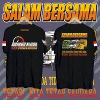 ใหม่ KAOS PRIA MUDY DRIVER CERITA สีดำ