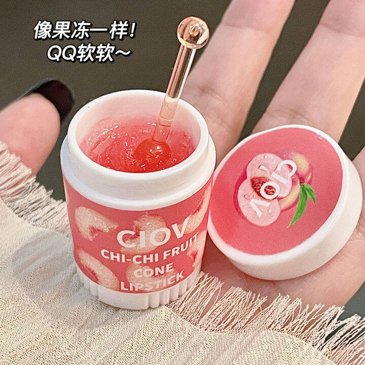 Strawberry Lip Balm Moisturizing Lip Balm Vaseline Peach Flavor Lipstick Moisturizing