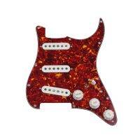 WK-Loaded Prewired Guitar Pickups SSS 60s Style single coils Alnico 5 Pickups 7-Way wiring pickguard