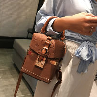 2021Luxury Handbag for Women New Rivet Totes Shoulder Bag Fashion Women Clutch Bag Mini Box Crossbody Bag Brand Messenger Lady Bag