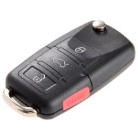 【✔】 Auto City (JAS) 3 + 1ปุ่มพับรถระยะไกลพลิกกรณี Key สำหรับ VW BEETLE JETTA PASSAT กอล์ฟกระต่าย MK4 MK5 R32 GTI CC กรณีที่สำคัญ