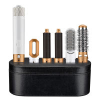 Hair Dryer Brush 5 In 1 Electric Blow Dryer Comb Hair Curling Wand Detachable Brush Kit Negative Ion Straightener Hair Curler