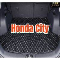 (Ready Stock)Custom for Honda City BOOT CAR PU LEATHER BOOT TRAY CARGO MAT TRUNK CAR KAR BONET