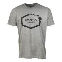 RVCA logo graphic cotton O-neck T-shirt for men